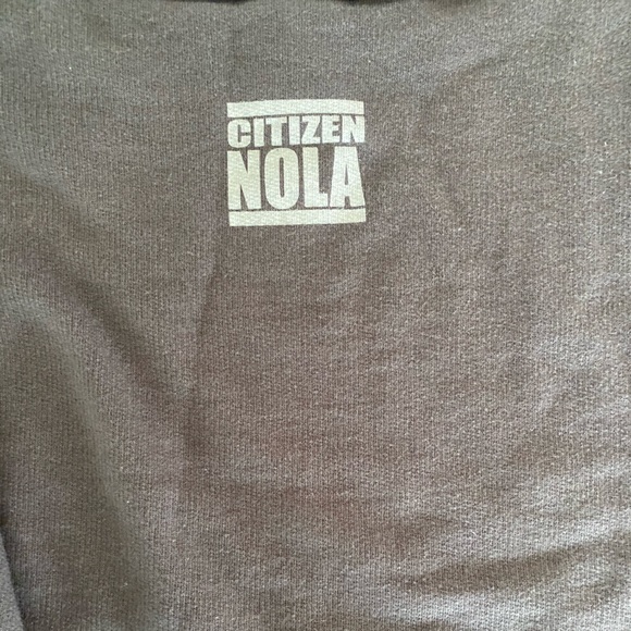 Next Level Apparel New Orleans off the shoulder sweatshirt. - Picture 4 of 8